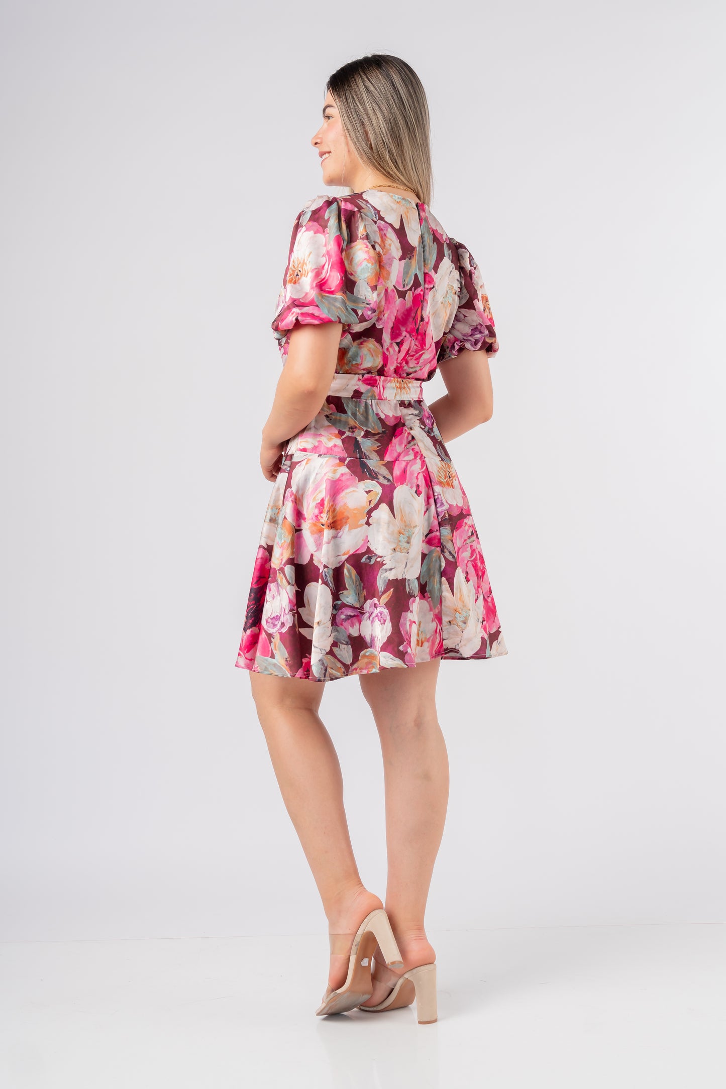 Vestido Valentina Rosas