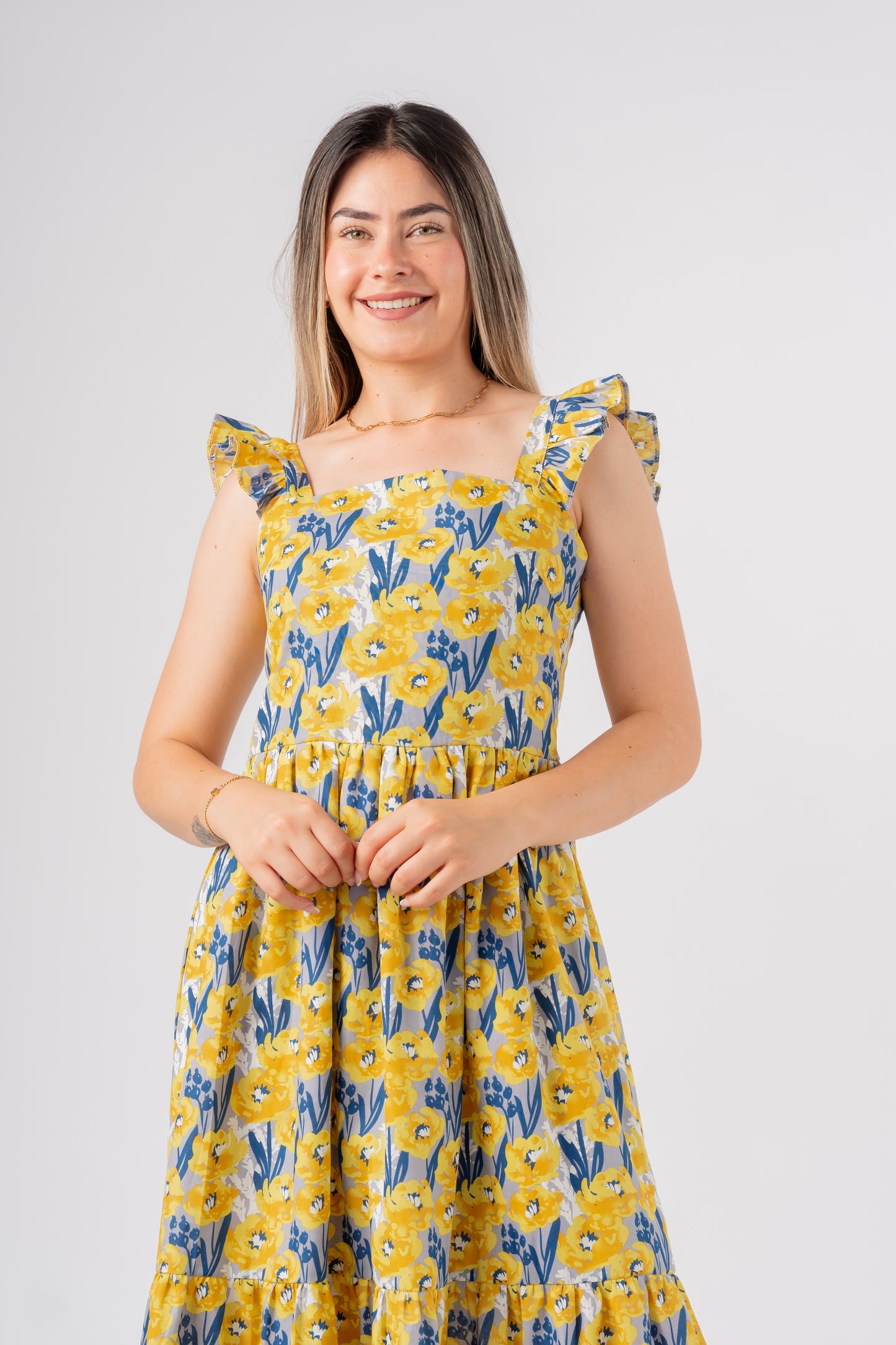 Vestido Bella Flor Amarilla