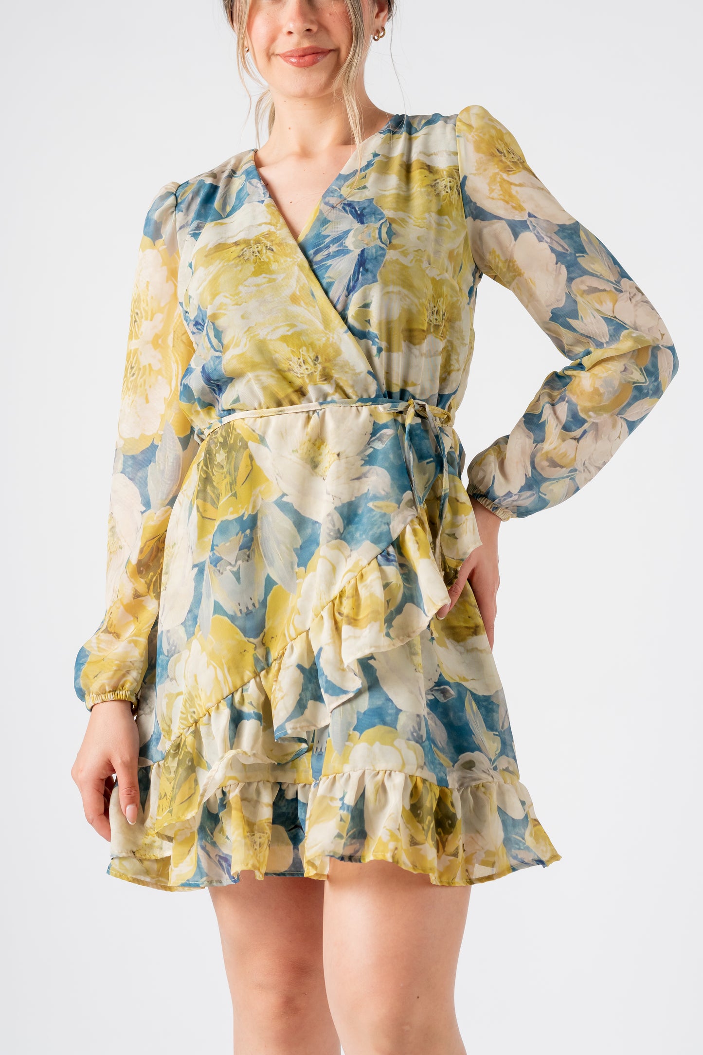 Vestido Jazmin Flor Amarilla