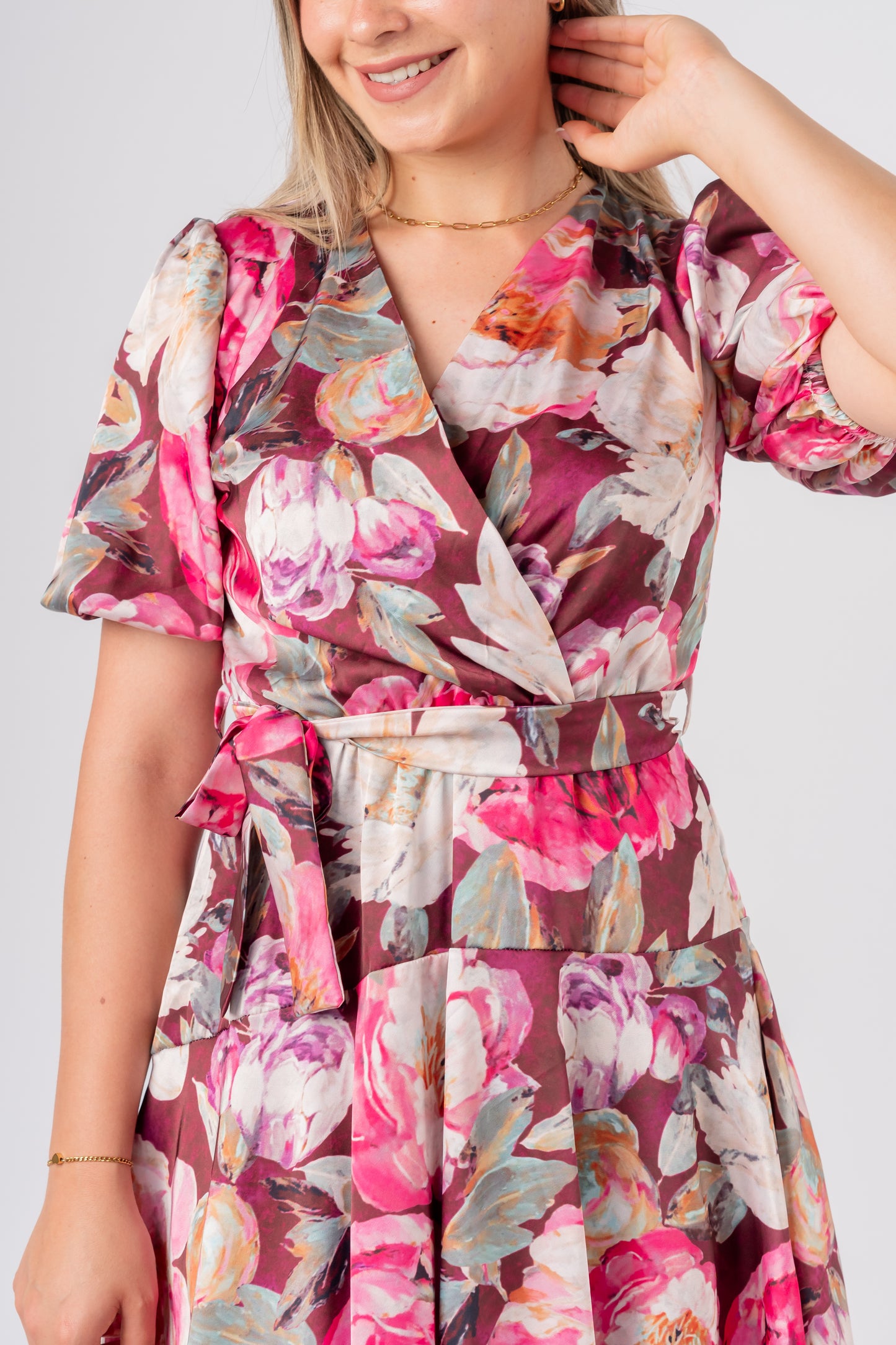 Vestido Valentina Rosas