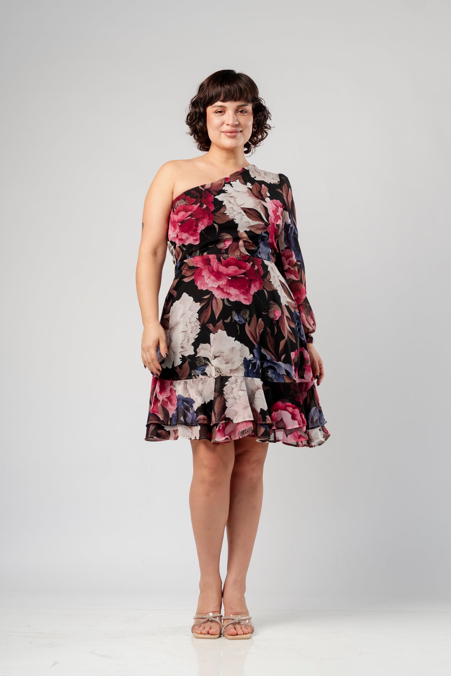 Vestido Clarita Rosa Nocturna