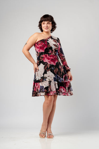 Vestido Clarita Rosa Nocturna