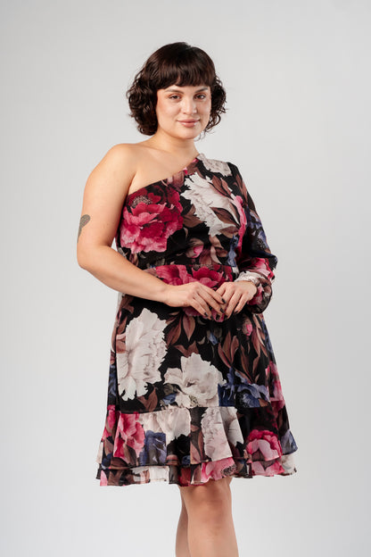 Vestido Clarita Rosa Nocturna