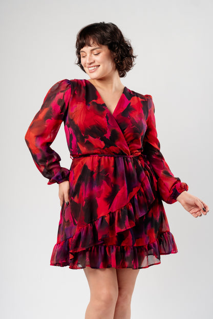 Vestido Jazmín Rojo Encanto