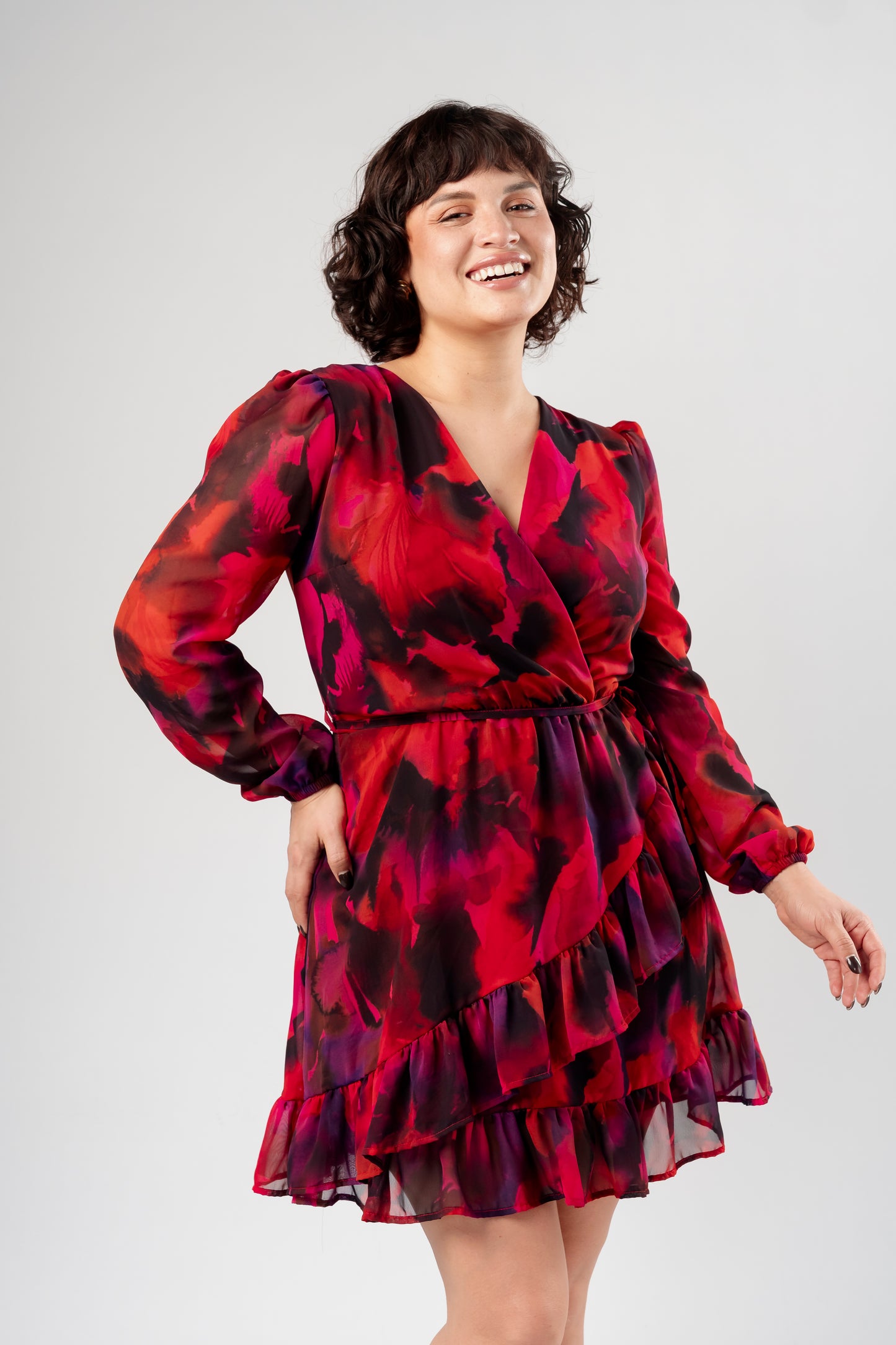 Vestido Jazmín Rojo Encanto