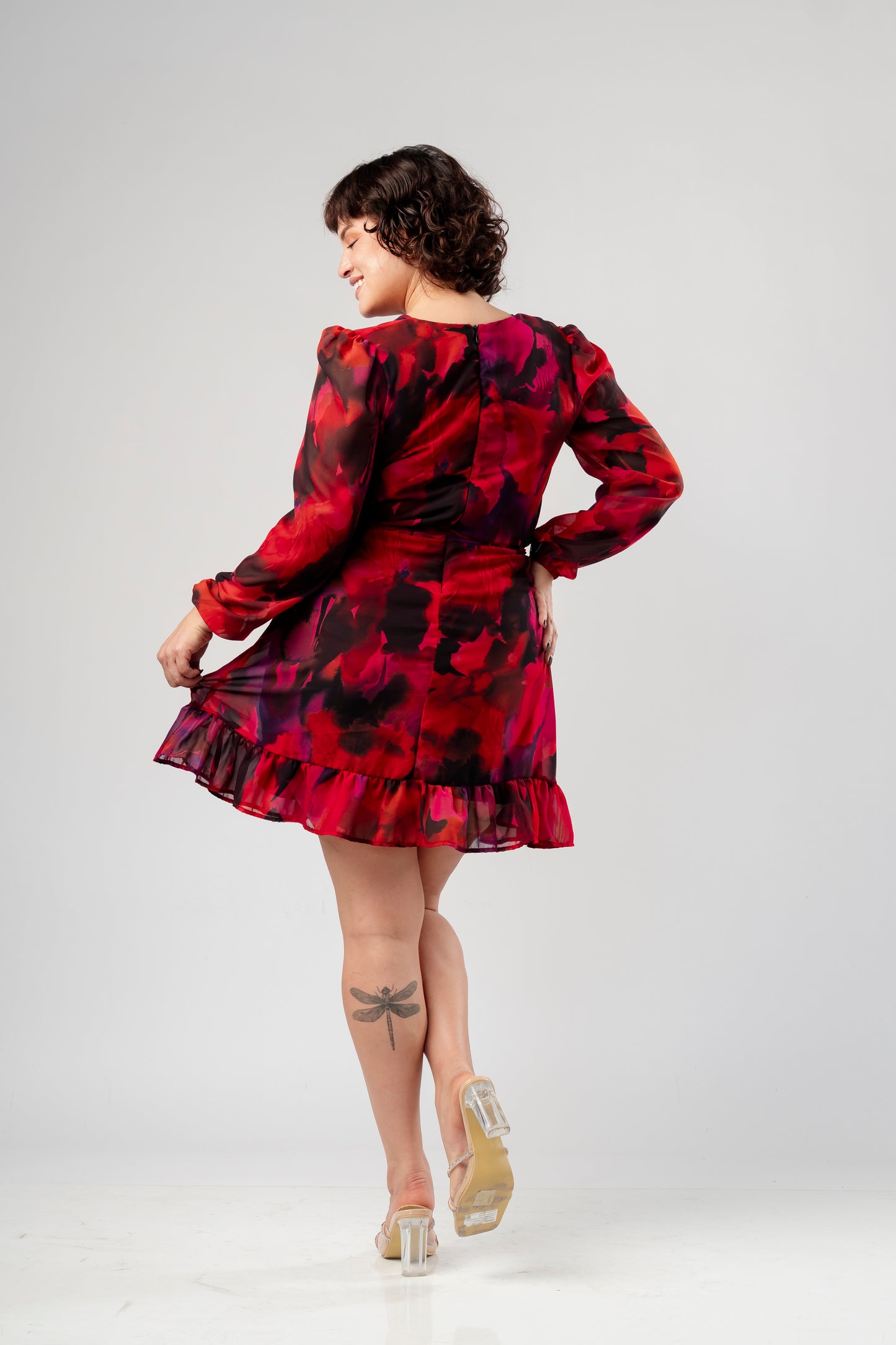 Vestido Jazmín Rojo Encanto