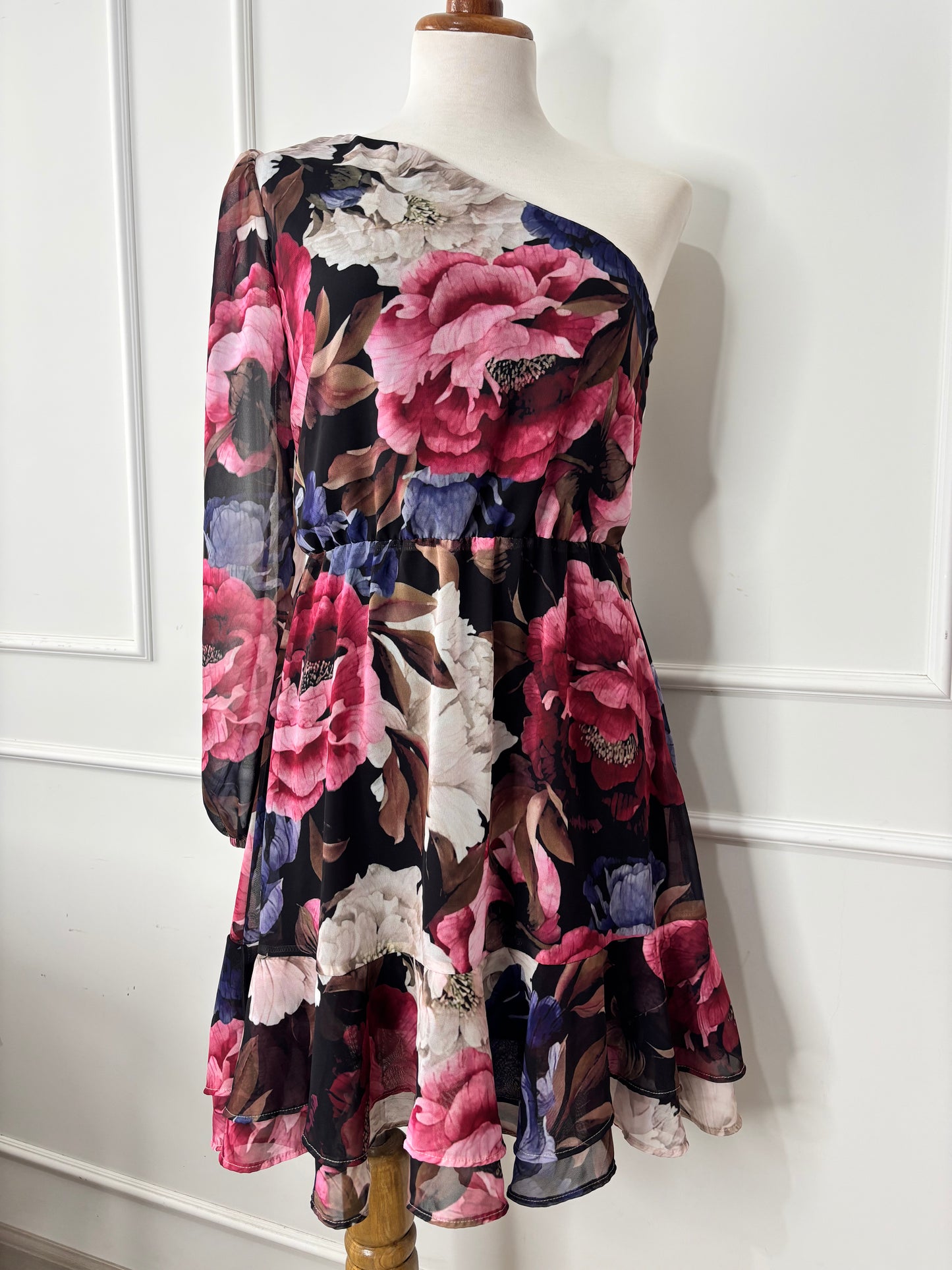 Vestido Clarita Rosa Nocturna