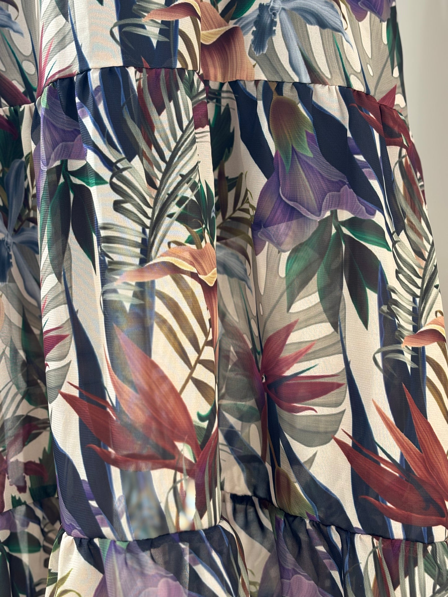 Vestido Amanda Palmeras Nude