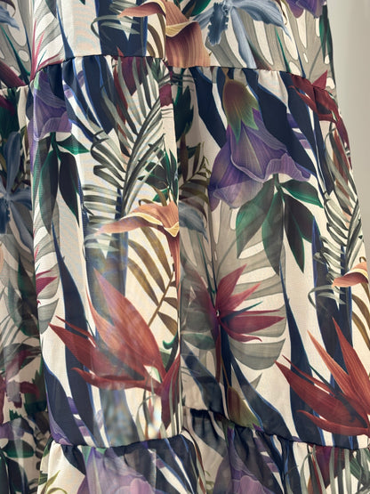 Vestido Amanda Palmeras Nude