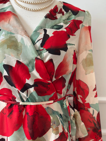 Vestido Jazmín Rojo Carmin