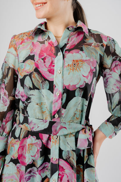 Vestido Abigail Rosas