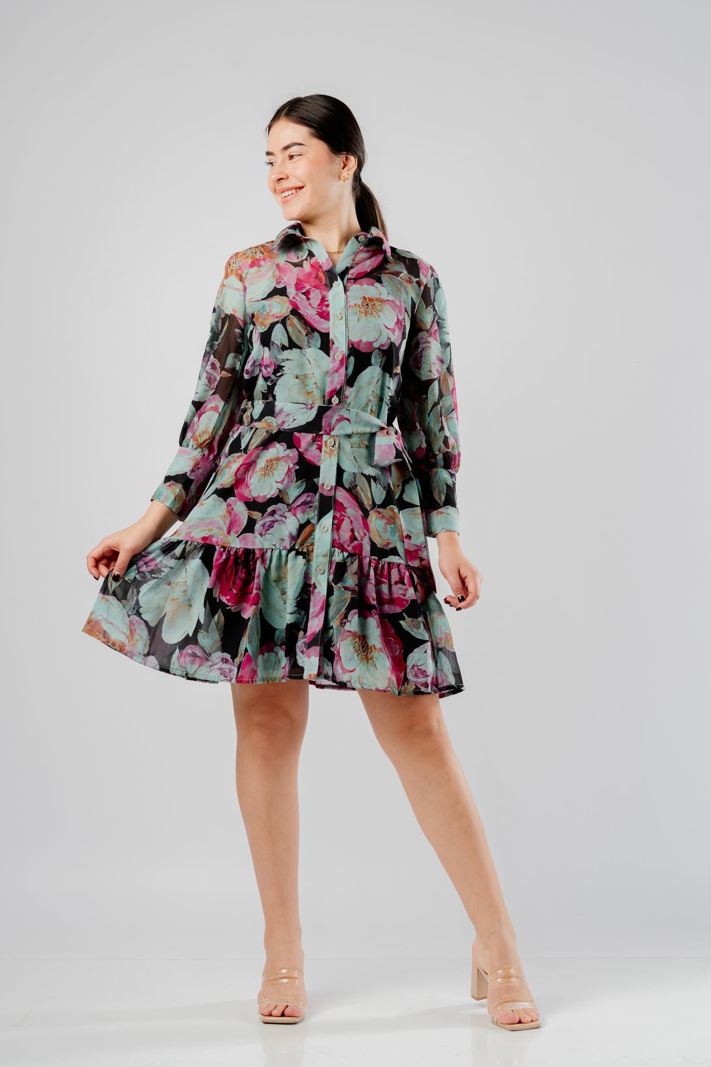 Vestido Abigail Rosas