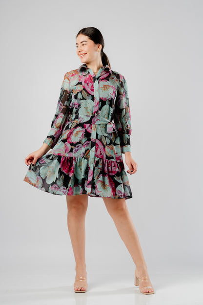 Vestido Abigail Rosas