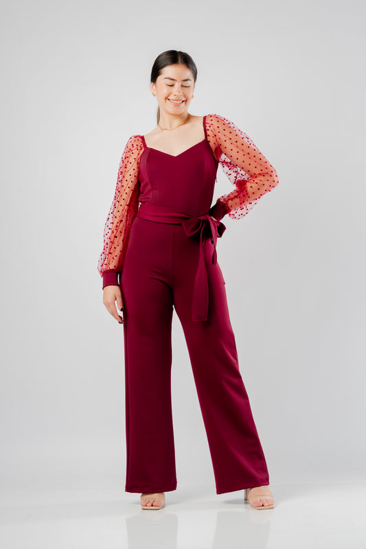 Enterizo Catalina Burgundy