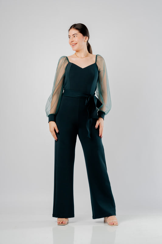 Enterizo Catalina Verde Botella